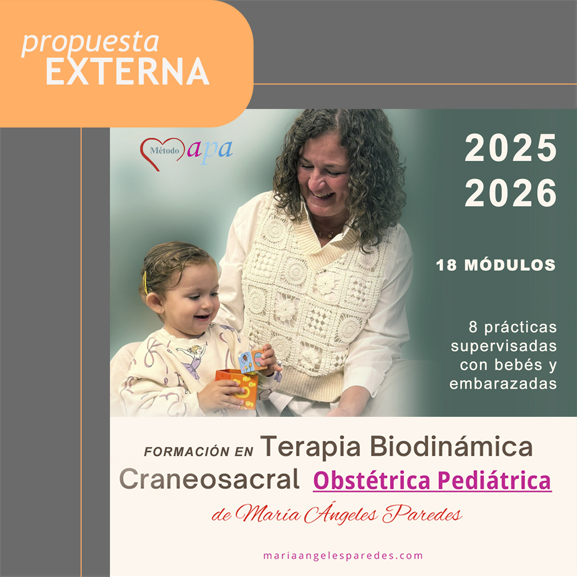 Formación en Terapia Biodinámica Craneosacral Obstétrica Pediátrica 2025-2026